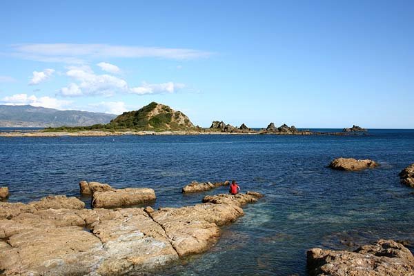 Taputeranga Island View by Fritz Schöne