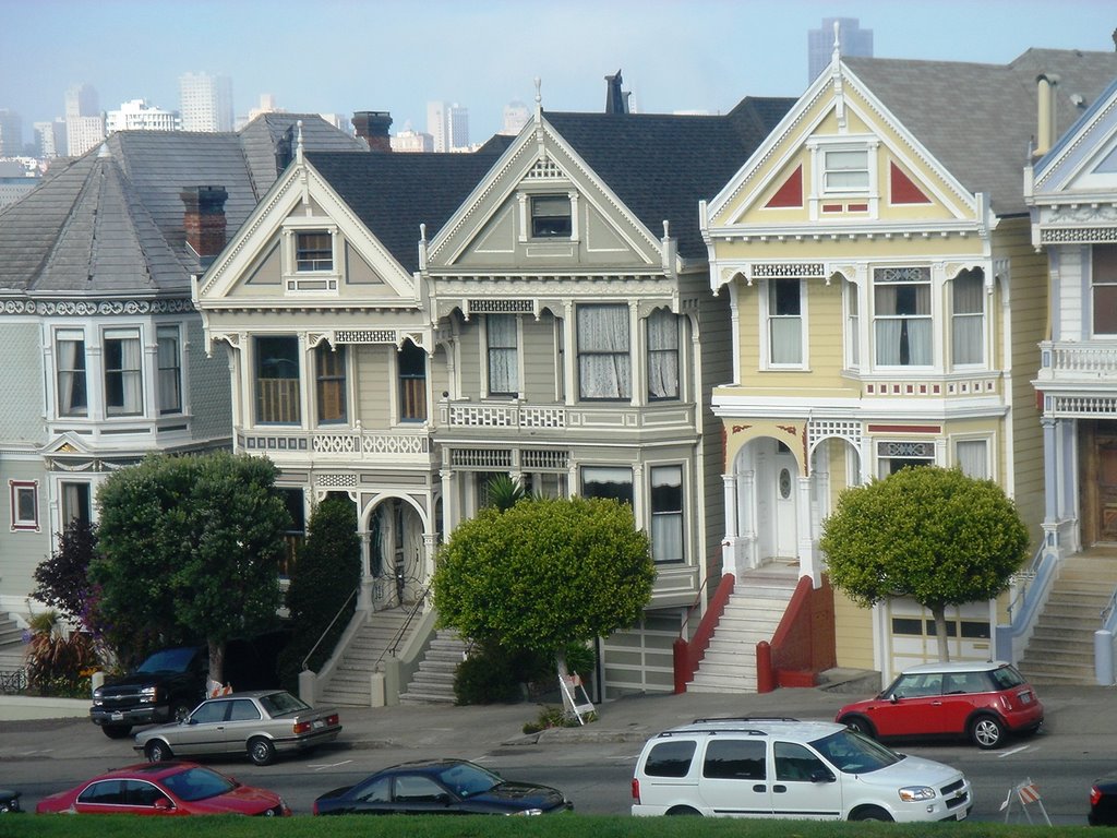 San Francisco - Alamo Square by kris stevesyns