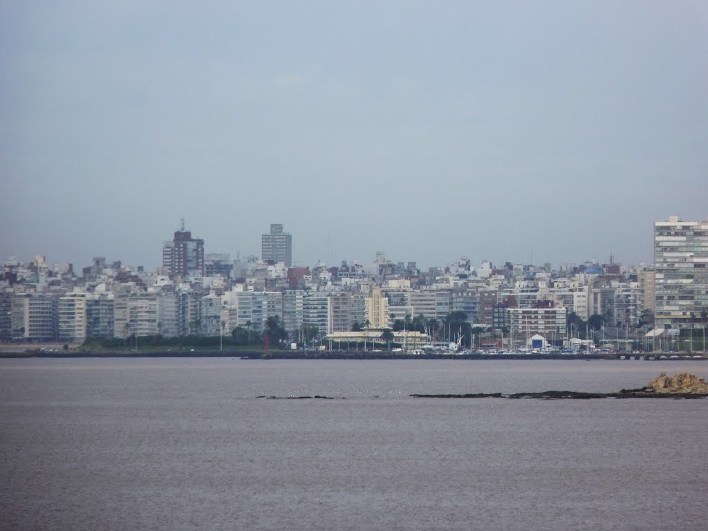 Montevideo as seen from Plaza de la Armada by Joseph Hollick