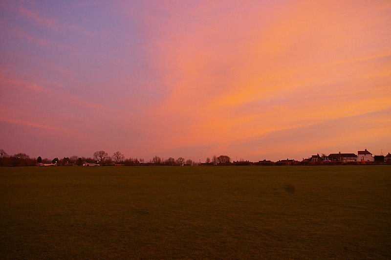 Sunrise over Hinckley by steve poxon