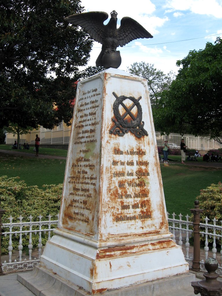 German War Monument 1893/94, Windhoek, Namibia by Rüdiger Rickassel