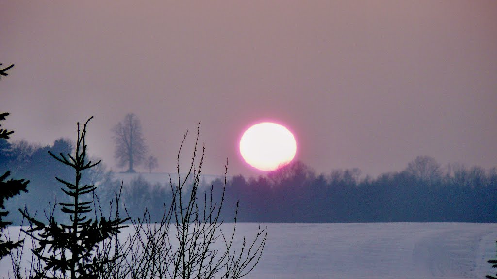 Sonnenuntergang-unser Ofen glüht! by Jürgenhölzel