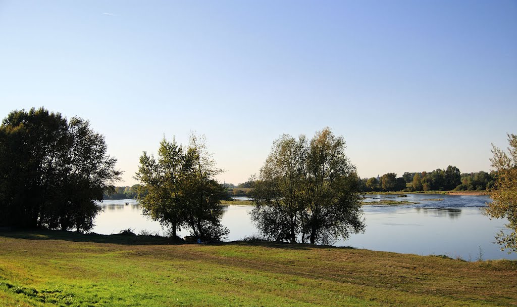 La Loire à Saint Dyé by Jean Guillo