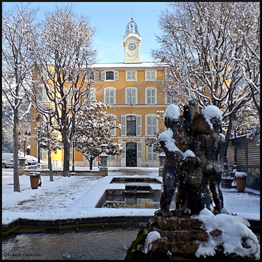 Gémenos - Les gémeaux sous la neige by GéCau