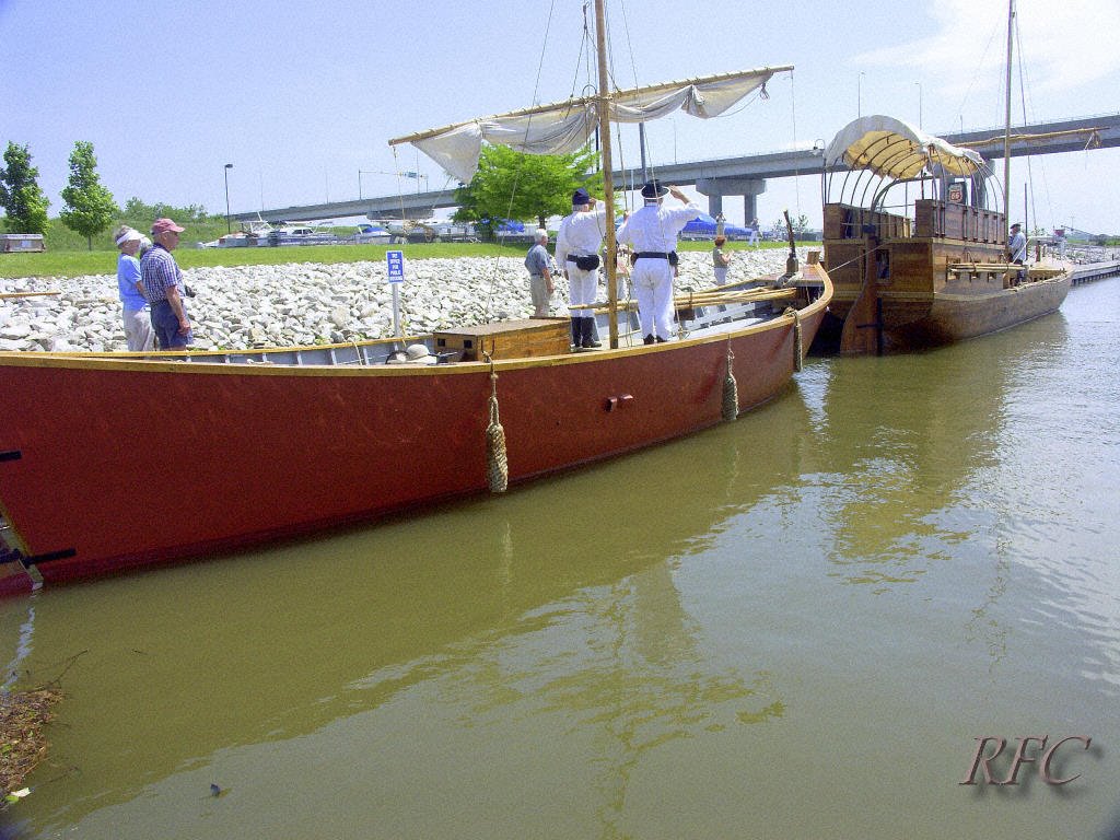 Lewis & Clark Anniversary Reenactment by Richard Cram