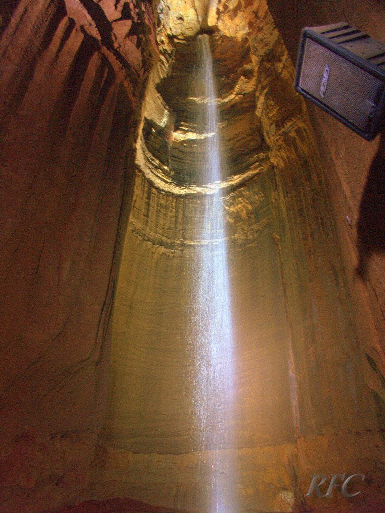 Ruby Falls (subterranean) by Richard Cram