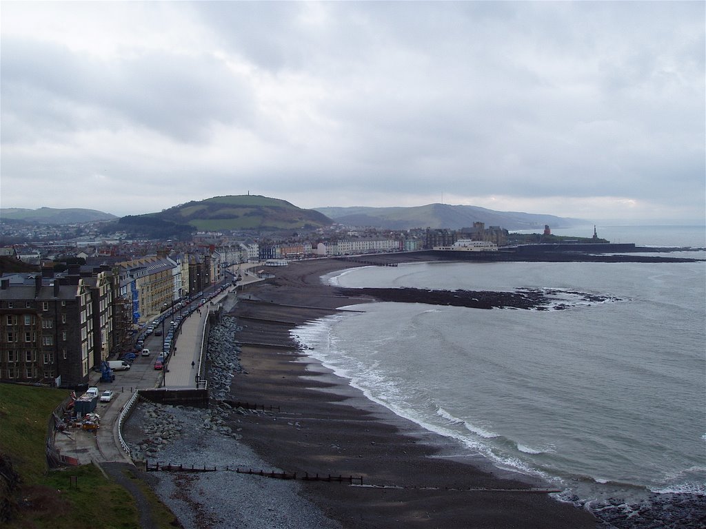 The three beaches of Aberystwyth by Bijata