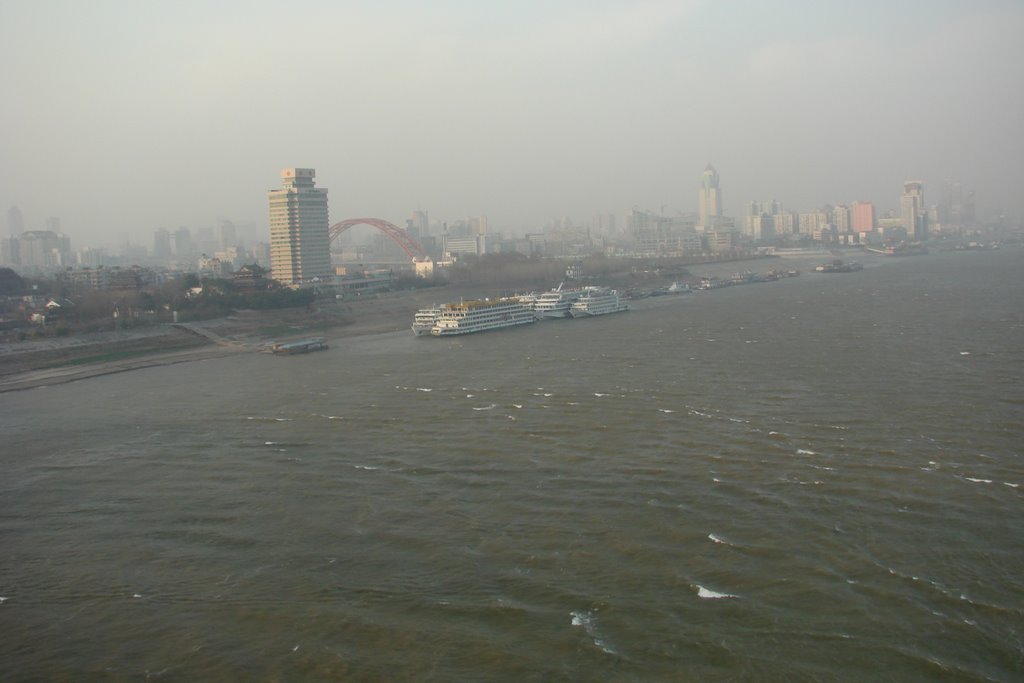 Sight from The Primary Bridge of Wuhan by Shyu Lee