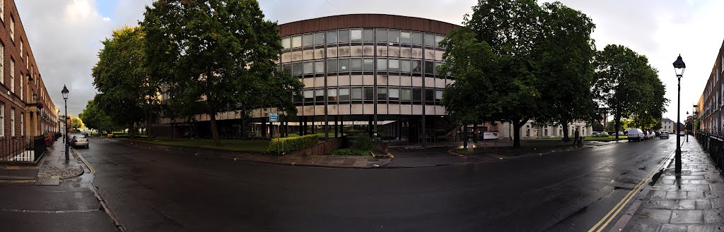 Fisheye Panorama - County Hall, Taunton (B Block) by SeanTaylor