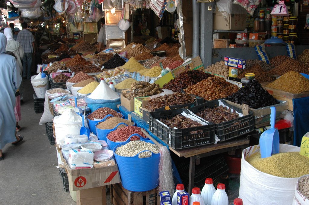 Marokko - markt in Oujda by Ben de Graaf Bierbra…