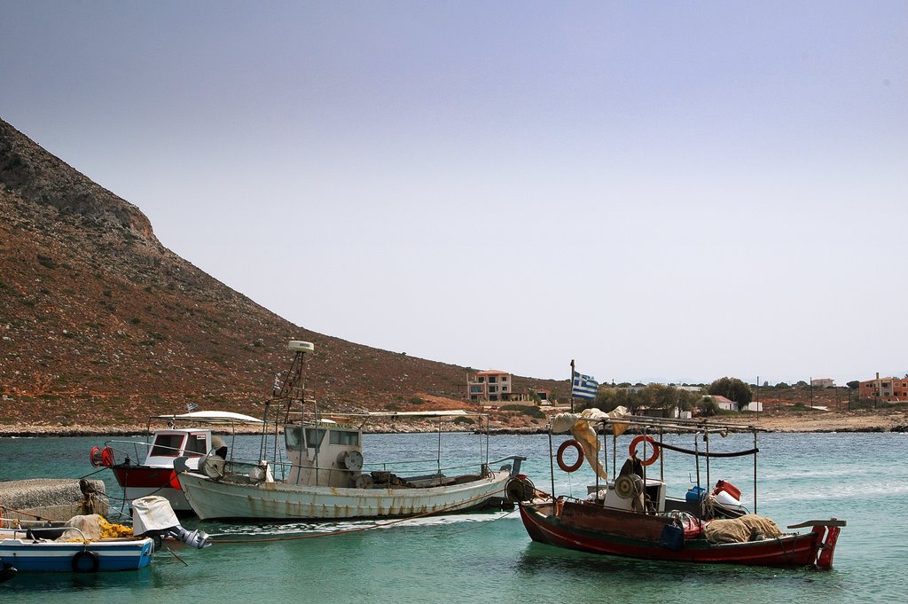 Vissers boten baai Stavros by htolsma