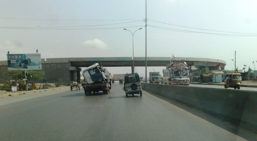 Gulbahar Flyover by Abdul Razzak Lakhani