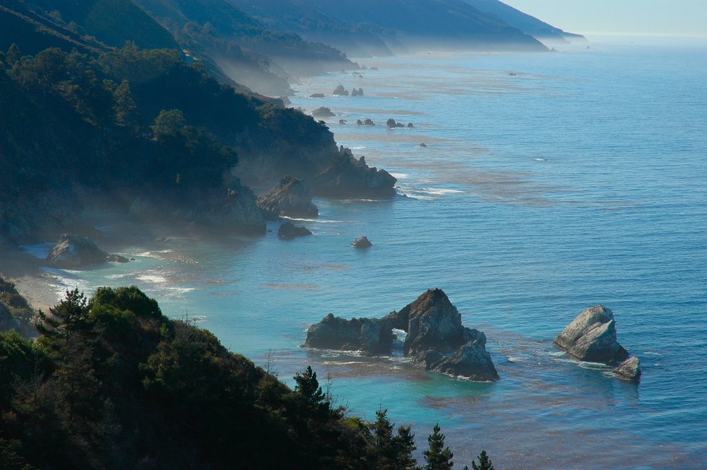 Pacific Coastline Big Sur by rehali