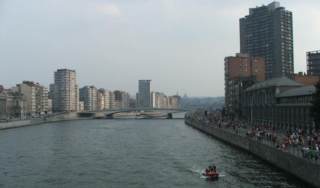 Luik; bridge view by kozastradamus