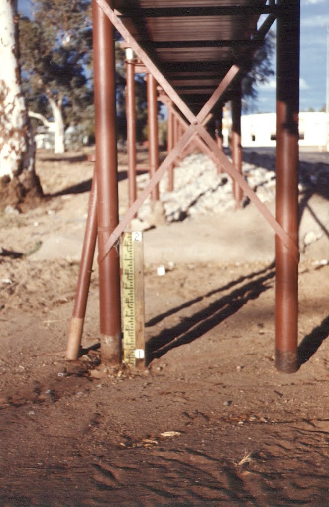 Todd River, Alice Springs, 1986 by Ronald Losure