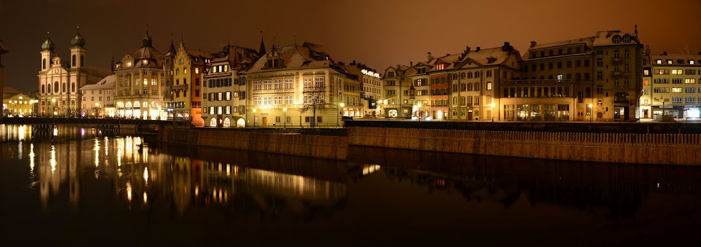 Reussteg, luzern by Unda J.