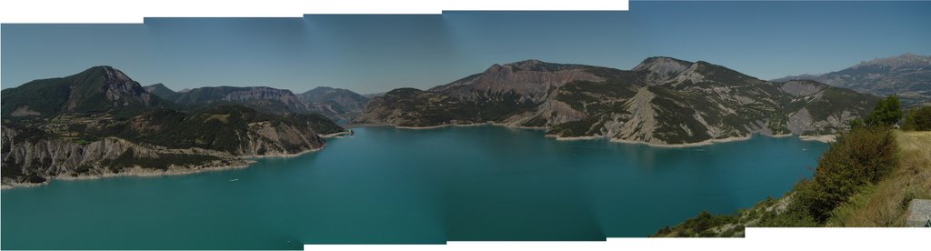 vue panoramique sur le lac de Serre Ponçon by Dav1307