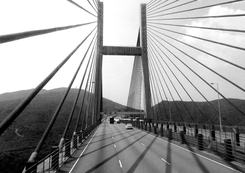 香港 汲水門大橋 Kap Shui Mun Bridge,Hongkong by Percy Tai  漆園童