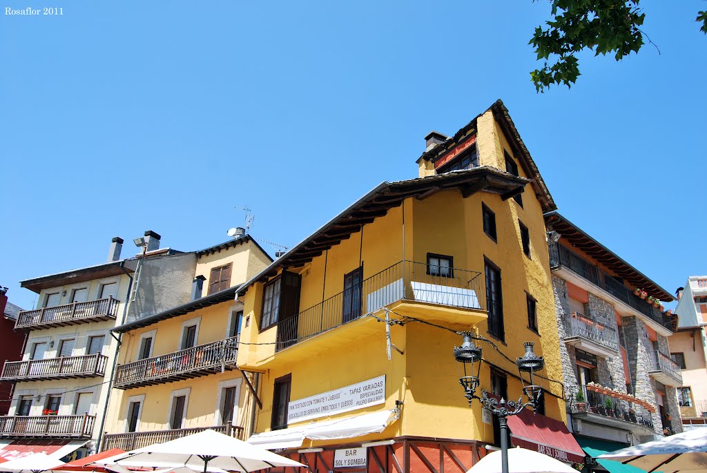 Puigcerdà; Plaça de Santa Maria by Rosaflor