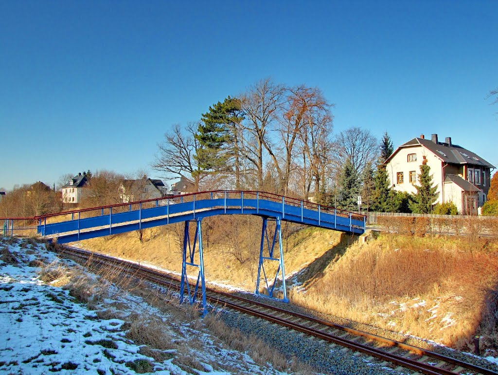 Hohndorf - Fußgängerbrücke (1908 erb.) by Rudolf Henkel