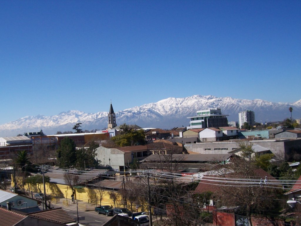 Andes Mountains from San Bernardo by johnsanbe