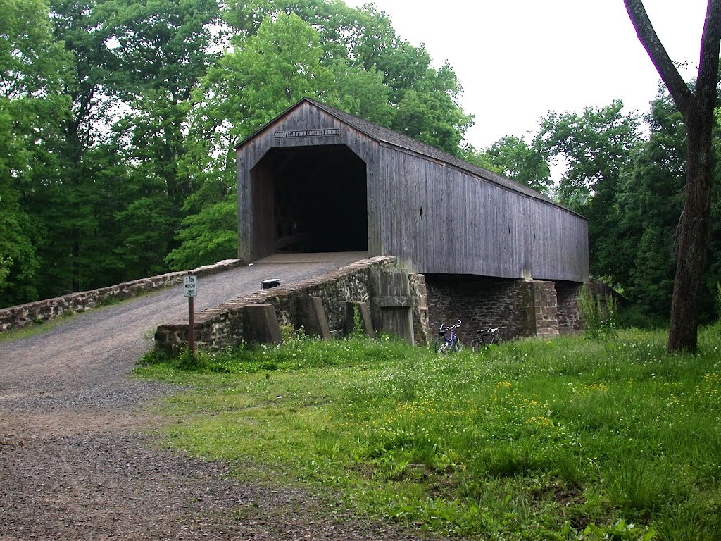 Schofield Ford Covered Bridge by jacrabit