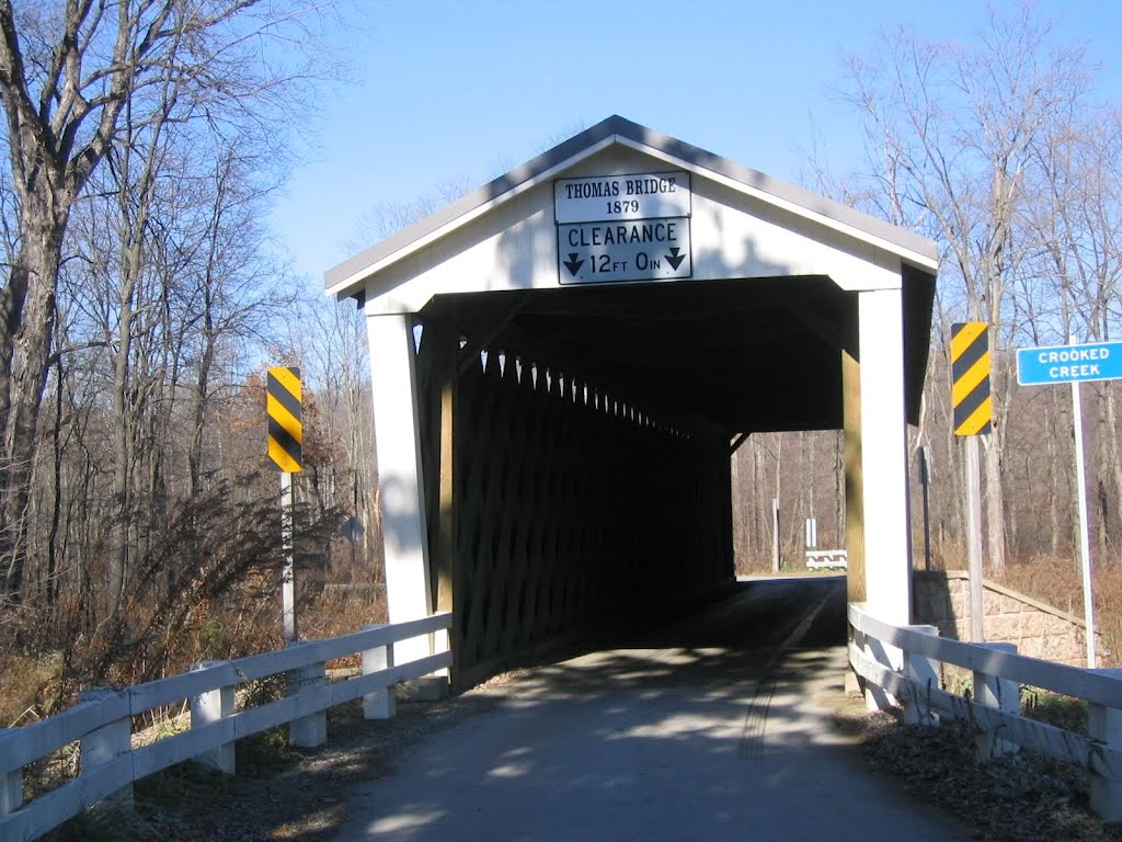 Thomas Covered Bridge by jacrabit