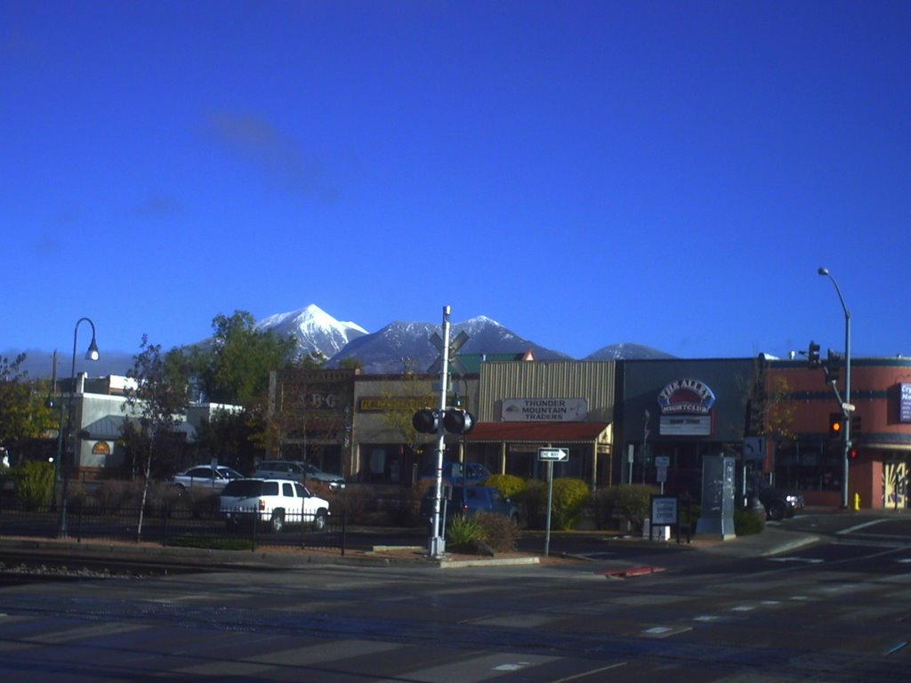 Looking North toward downtown Flagstaff, AZ by zacholio