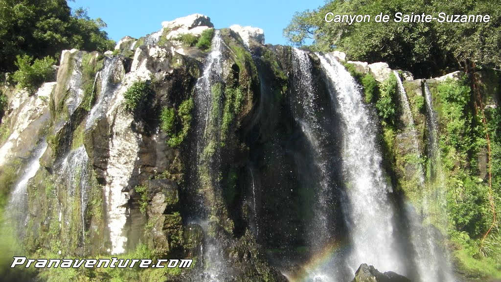 Cascade de bassin boeuf canyoning by pranaventure