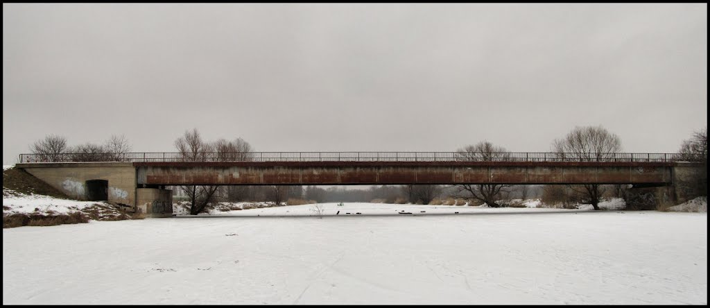 Zugefrorener Kanal by Ballgott