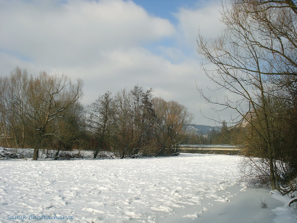 Frozen River Saale, 2012 by samikandreshmi