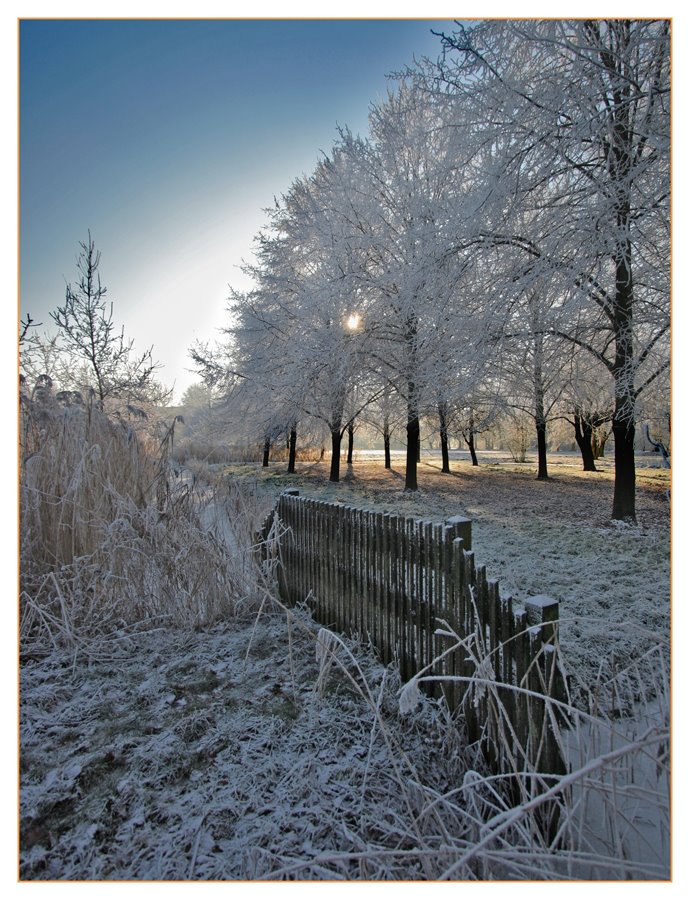 Winter in woerden 3 by arno van den bergh