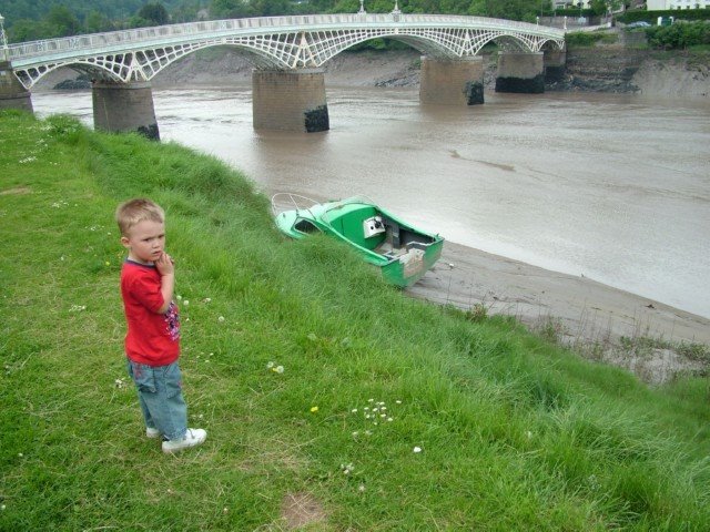 Bridge over Wye by Laurie Appleton