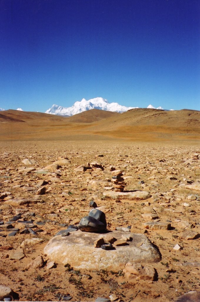 View west from Lalung La 2003 by Mick S