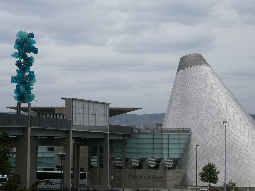 Tacoma Museum of Glass as viewed from across the highway by shane_wallace