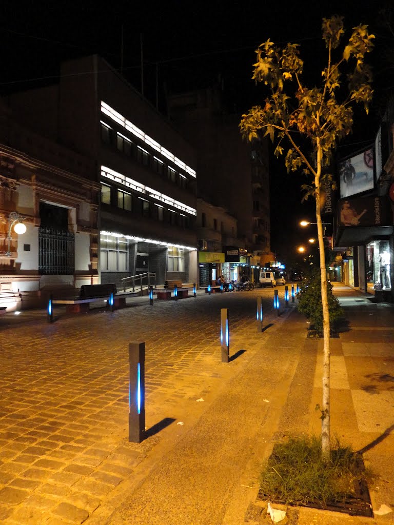 Vista nocturna de la Intendencia by PapelCalado