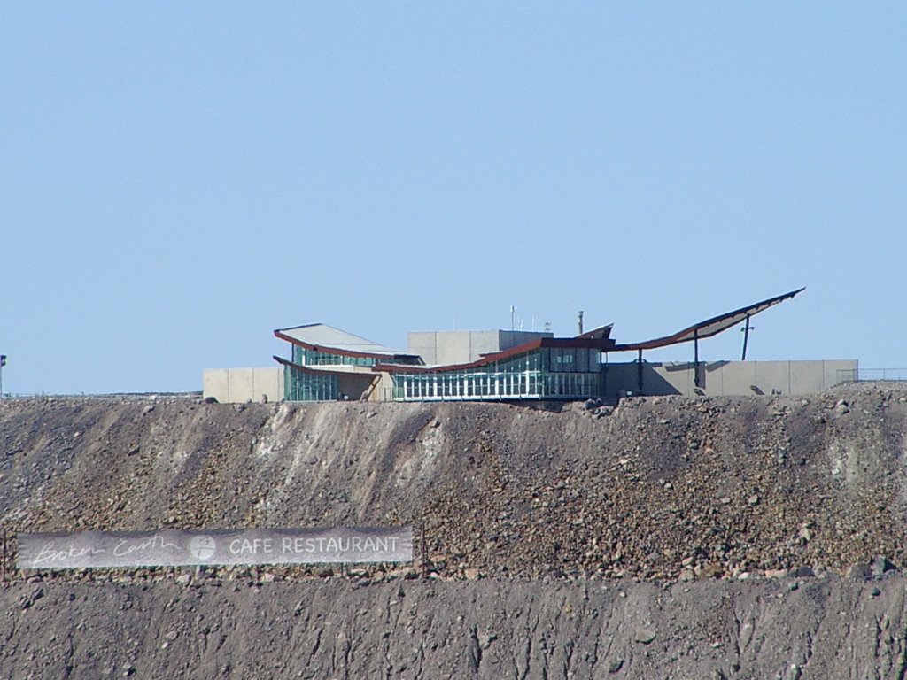 Restaurant on top of Line of Lode - Broken Hill by Ian R Garling