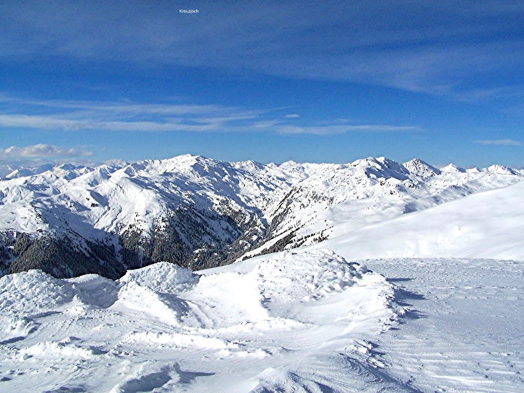 Königsleitenspitze; Blick zum Kreuzjoch by dietmarproske