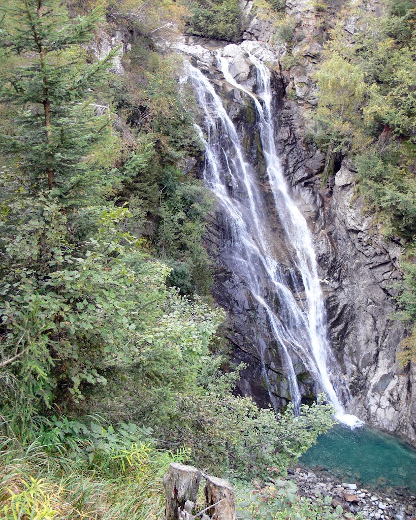 La cascata Pflerscher Hölle (cascata all'inferno) by CadClaudio