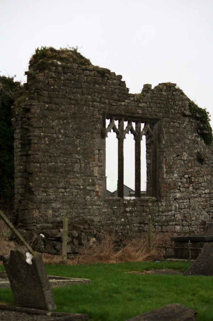 Old walls of church "window one of the last remaining of its type in europe by noelfa