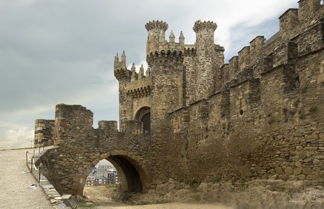 Templars Castle in Ponferrada, Spain by Ed Baardsen