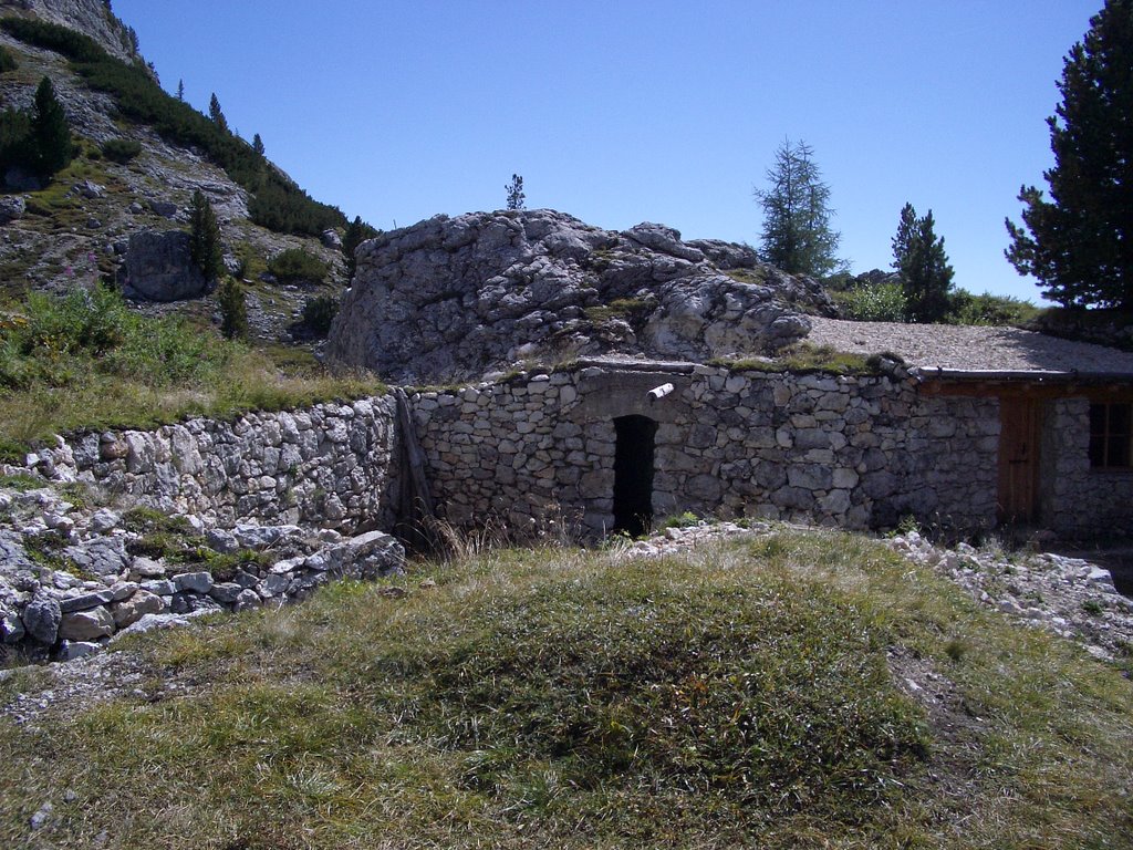 Ruins of the Austrian-Hungarian "Edelweiss-Stellung" south of Passo di Valparola by humbleweed