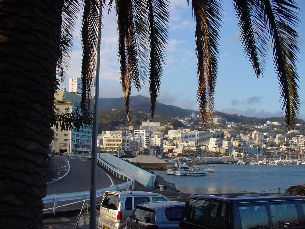 Scene of Atami-Port by Fuji Miyuh