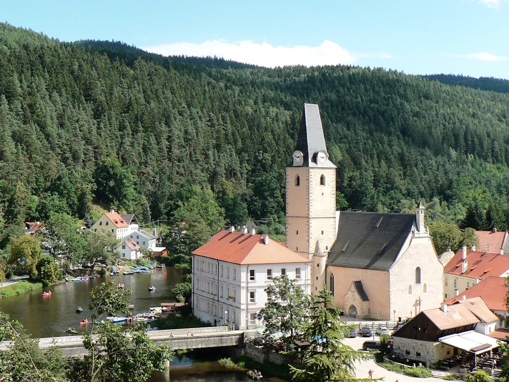 View from the Castle Rožmberk. by tondalouda