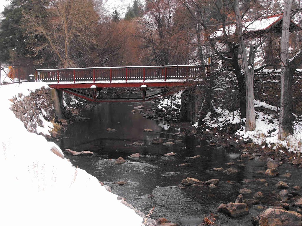 Picturesque bridge over the Ogden River, Utah by David Gough Australia