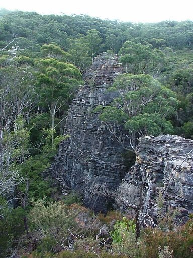 Pagoda at Dingo Creek, Newnes Plateau by Greg Steenbeeke