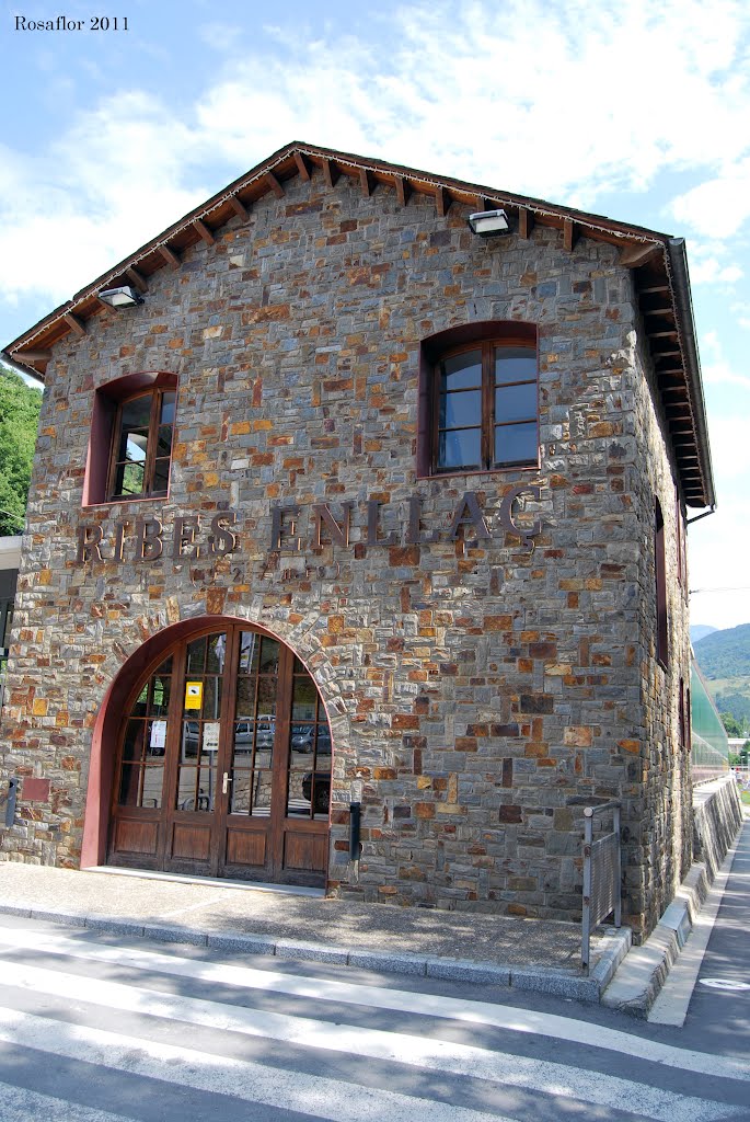 Ribes de Freser; Estación Ribes Enllaç del Tren Cremallera Vall d´Nuria by Rosaflor