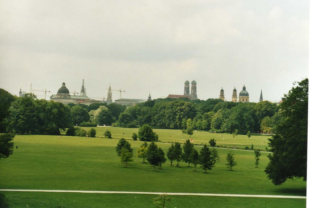 München Skyline vom Monopteros by TFa Muc