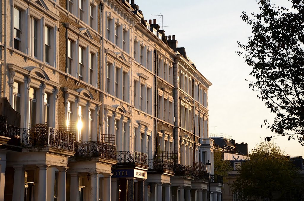 One of terrace buildings in South Kensington by Alexander Kachkaev