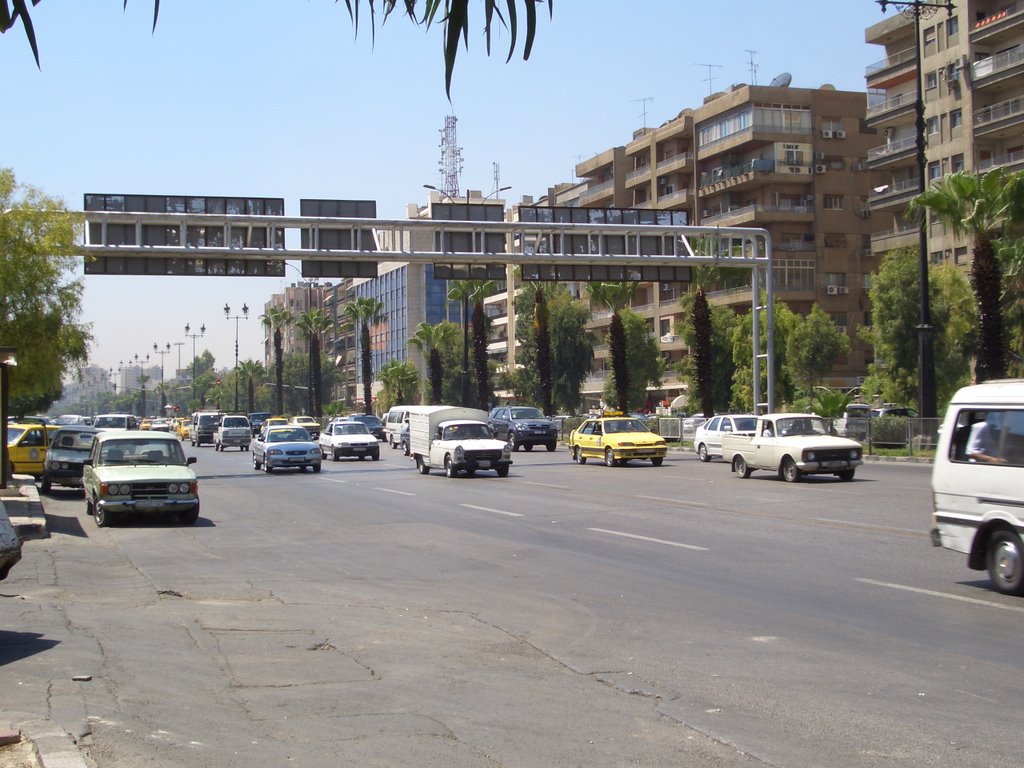 Damascus: Mazzeh Highway / دمشق مزة by AbuFindus